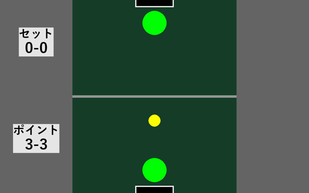 エアホッケーゲームの画像